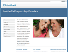 Tablet Screenshot of ohiohealthurogynphysicians.com